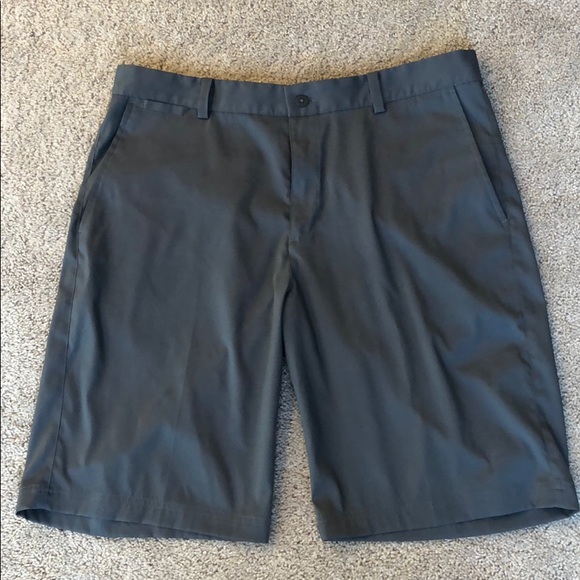 gray nike golf shorts